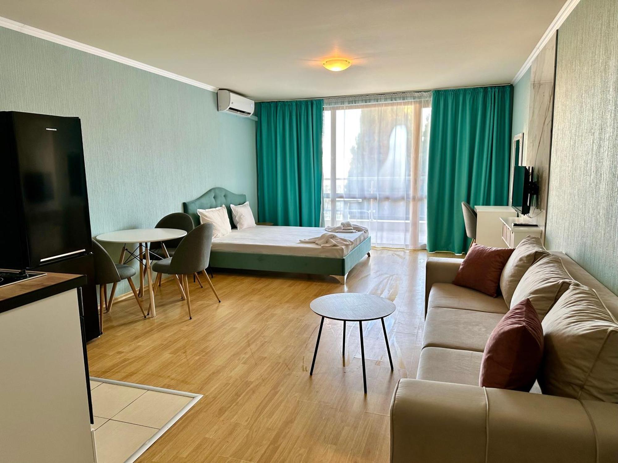 Apartments in Panorama Beach Vigo Nessebar Bagian luar foto